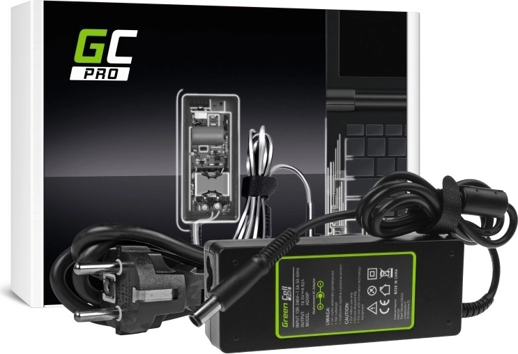 Caricatore Green Cell PRO 19,5 V 4,62 A 90 W per notebook DELL (connettore 7,4 × 5,0 mm)