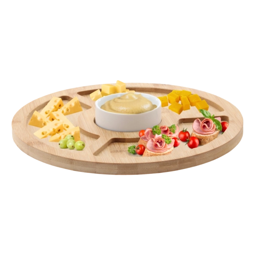 Four sections for perfectly organized refreshments