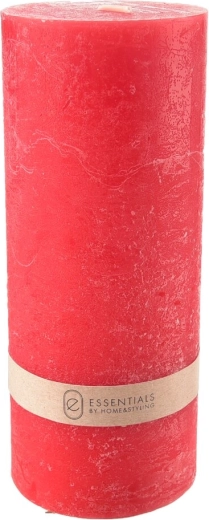 Red decorative candle 390 g