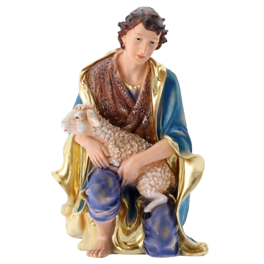 Statuina del pastore per presepe 60 cm