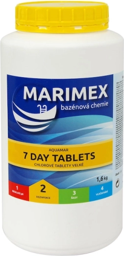 Marimex 7-day chlorine tablets for pool 1.6 kg