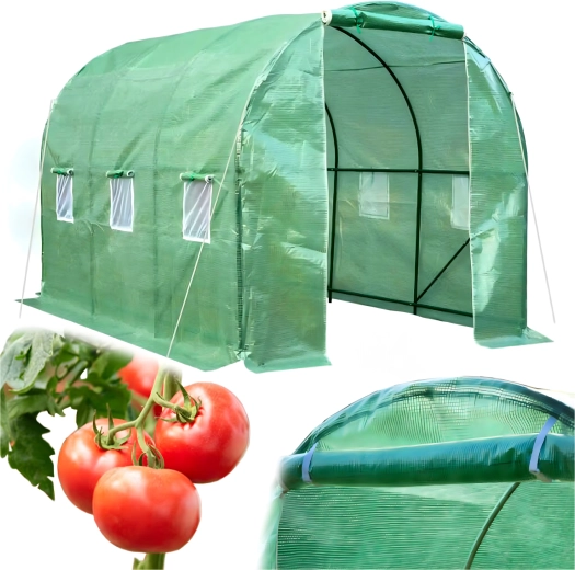 Telo di ricambio per serra tunnel da giardino 3 × 2 × 2 m (6 m²)