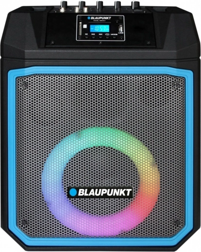 Portable party speaker BLAUPUNKT MB06.2 with Bluetooth, FM, USB/SD, karaoke and LED