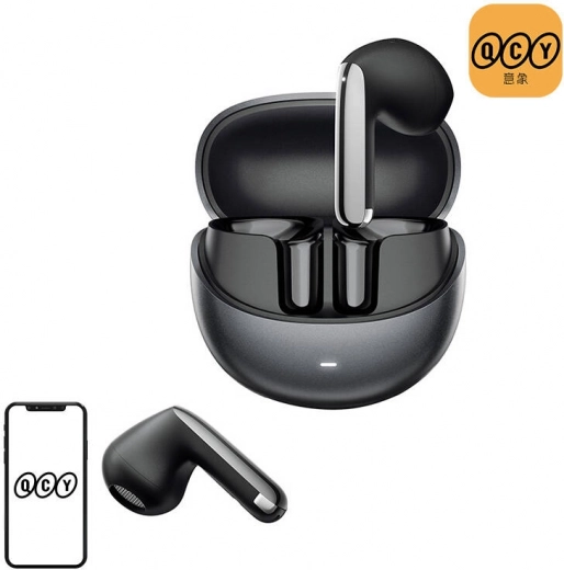 TWS QCY HT 10 Pro Earbuds, ANC (black)