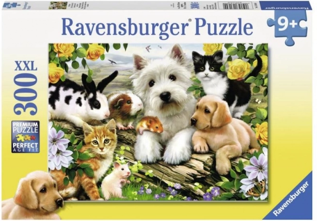 Puzzle Ravensburger Happy Animal Buddies 300 pezzi