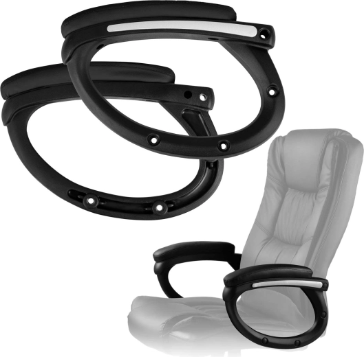 Accoudoirs noirs pour chaise Porto