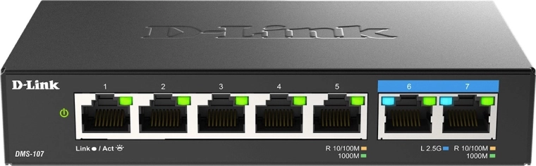 D-Link DMS-107/E 7-port desktop switch 2.5G multi-gigabit