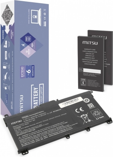 Baterie Mitsu pro HP 14-BP a Pavilion 14/15 3400 mAh (39 Wh) 11,55 V