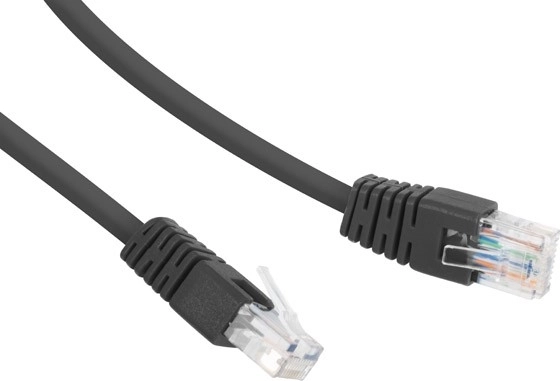 Patchcord categoria 6 UTP 0,25 m nero