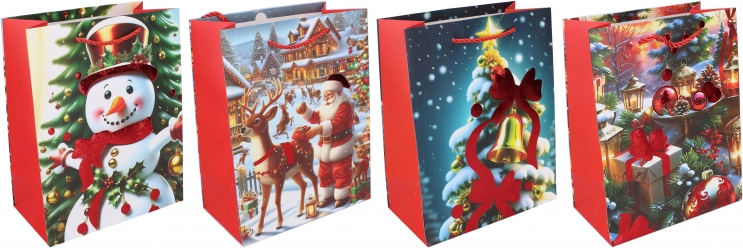 Gift Bag L 32 × 41.5 × 12 cm Christmas