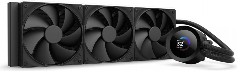 NZXT Kraken Plus 360 LCD fekete vízhűtés
