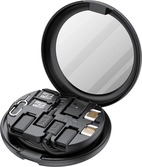 Caricatore wireless Budi 12in1 15 W con organizzatore e adattatori