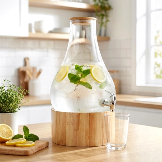 Fermeture sûre grâce au couvercle en bambou hermétique