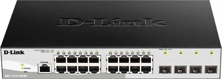 D-Link gigabit managed switch for Metro Ethernet DGS-1210-20/ME/EE - 1 piece