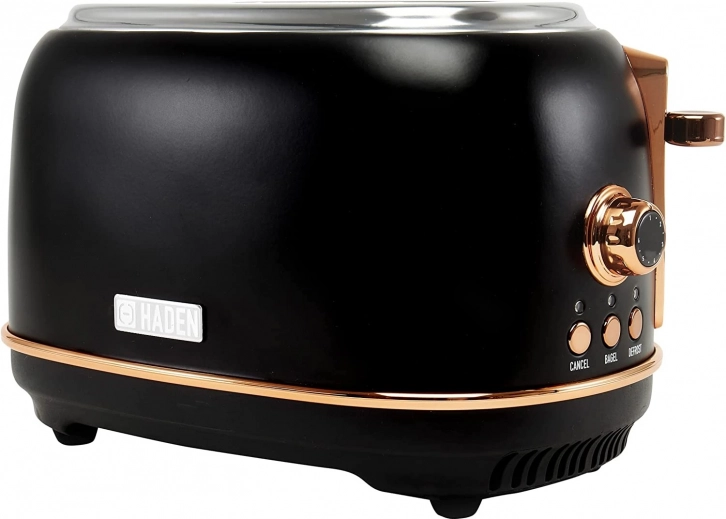 HADEN Heritage Toaster black–copper, stainless steel, 2 slots