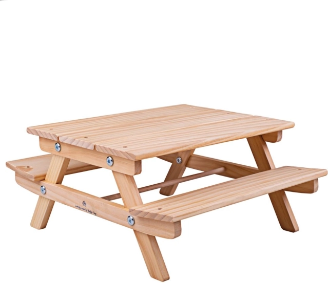 Houten picknickbankje voor poppen Bigjigs Toys