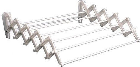 Harmonica-wasdroger Praktik 60 cm wit