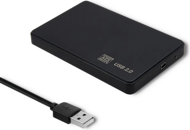 Case esterno per disco rigido 2.5'' SATA3 USB 2.0 nero