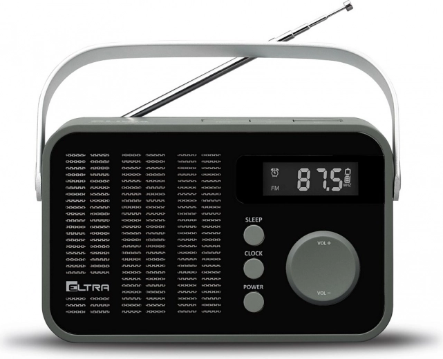 Přenosné FM rádio s digitálním laděním OLIWIA, černé