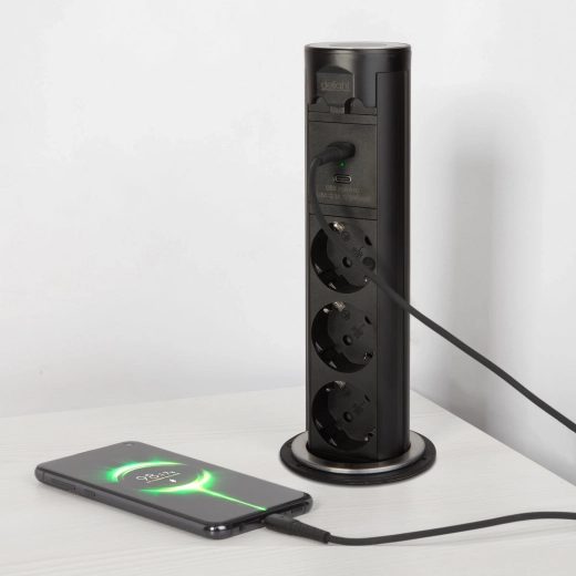 Alimentazione e ricarica USB a portata di mano