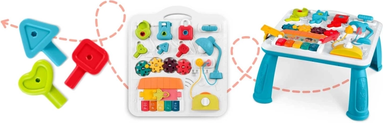 2v1: snemljiv panel in stabilna mizica