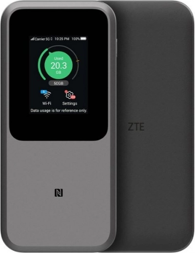 Hotspot Wi‑Fi 5G portable ZTE avec écran tactile