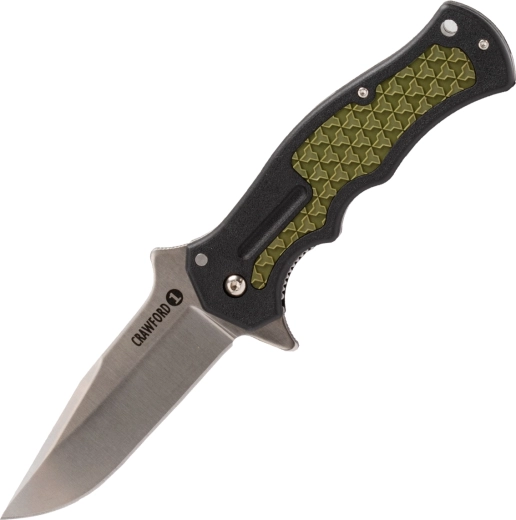 Cold Steel Crawford Model 1 pocket knife, black-green
