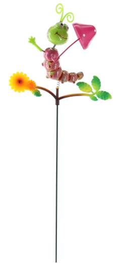 Stabiler Stand dank langem Stab