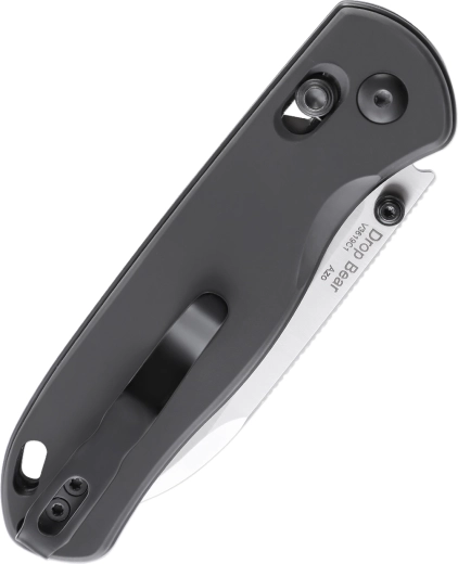 Lightweight aluminum handle and deep clip