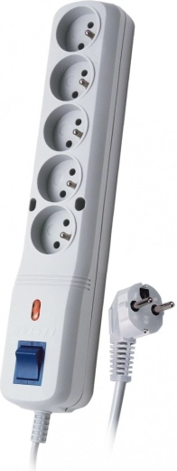Surge Protector LF-530WA, 5 m, gray