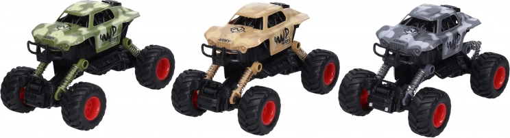 Off-road pull-back car 15 cm with suspension