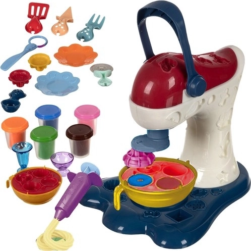 Grande macchina pressa a forma di mixer KRUZZEL + 5 vasetti di pasta modellabile e accessori
