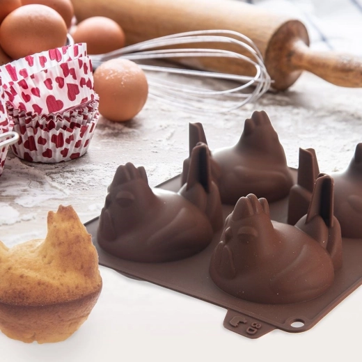 Non-stick and flexible silicone