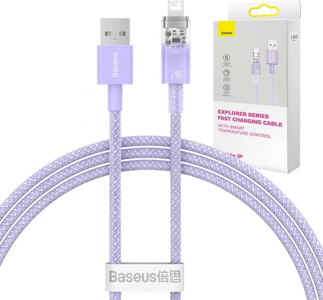 Câble de recharge rapide USB-A vers Lightning Baseus Explorer Series 1 m