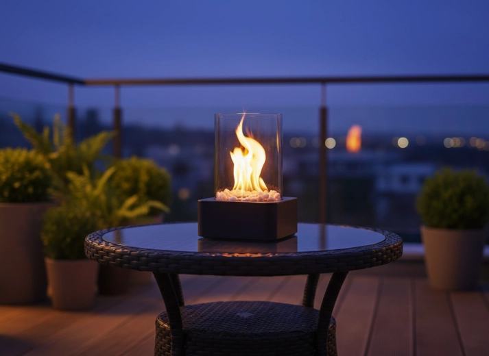 Safe glass shielding and stable base