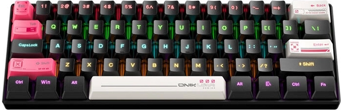 Tastiera da gioco Onikuma G55 61 tasti RGB (nera)