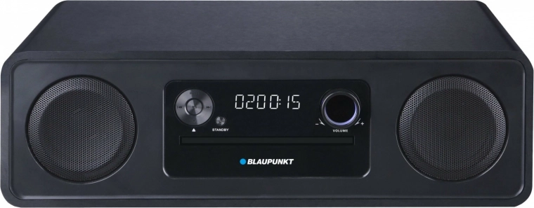 Microsystem with Bluetooth, CD/MP3, USB, AUX, FM radio, clock and alarm