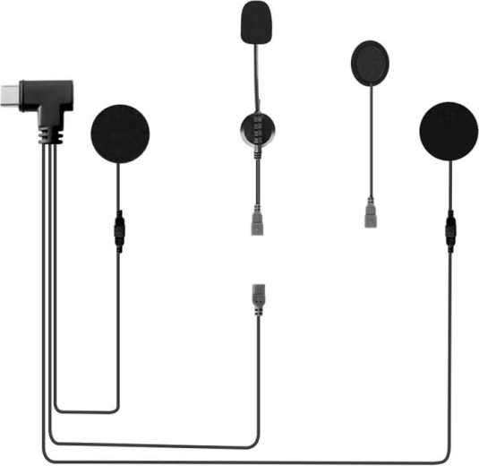 Cuffie EJEAS HIFI-M3 con microfoni per casco da moto (USB‑C)