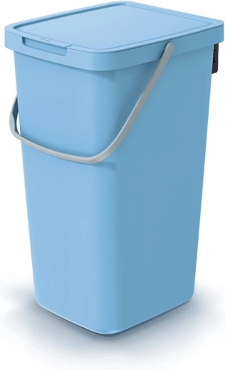 Systema Q Collect 25 l Waste Bin, Light Blue