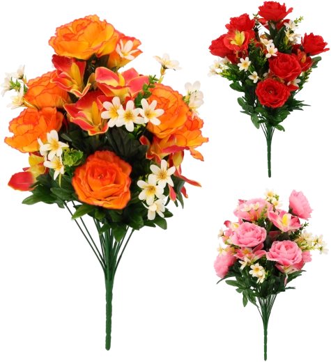 Naturtro farver og detaljer som hos friske blomster