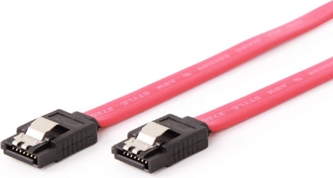 Metal clip-on Serial ATA cable 30 cm