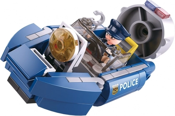 Sluban Police Hovercraft 4in1