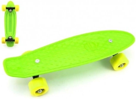 Pennyboard 43 cm s kovovými osami, nosnosť 60 kg – Zelená