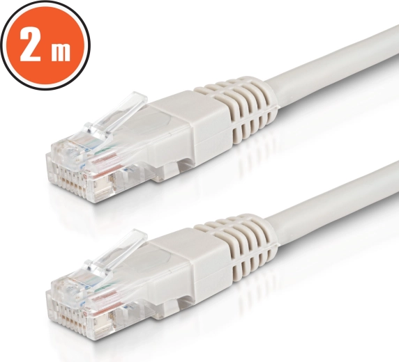 UTP CAT6 CCA Network Patch Cable 2 m Gray