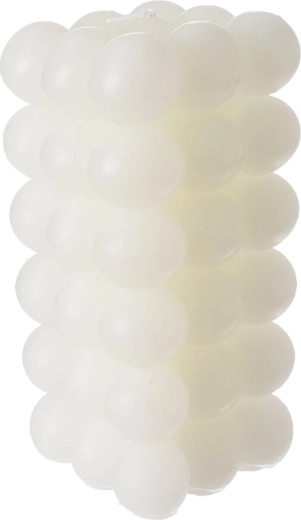 Decorative candle Square white 265 g (6 × 6 × 12 cm)