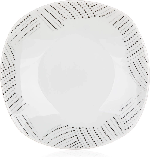 Deep porcelain plate CHARME 22 cm