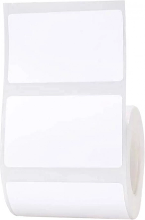 Fehér termál címkék 50x30 mm Niimbot 225 db