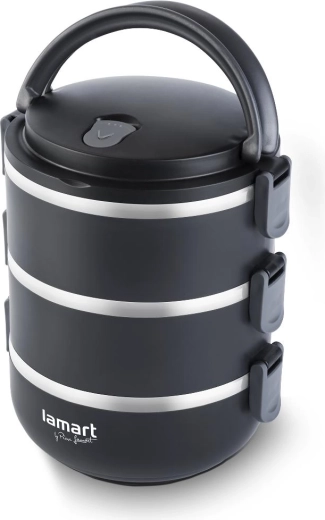 Lamart thermal food container 1.8 l black