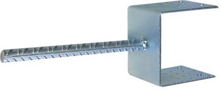 Ground post anchor 100 × 80 mm galvanized
