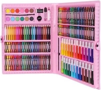 Art Set in a Case, 168 pcs – Pink